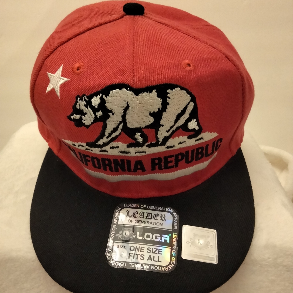 Leader Loga California Republic Hat. One size.